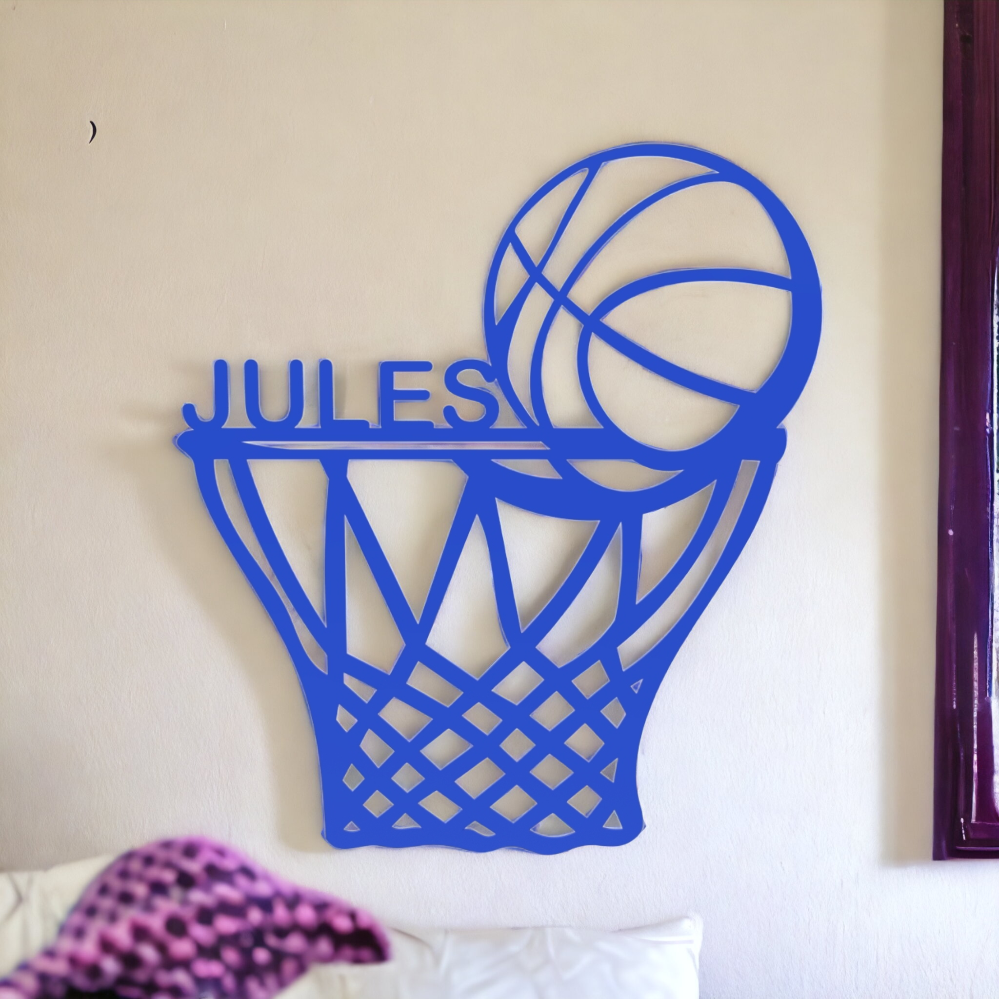 Décoration chambre enfant Personnalisée Footballeur avec Prénom – PersoDeco