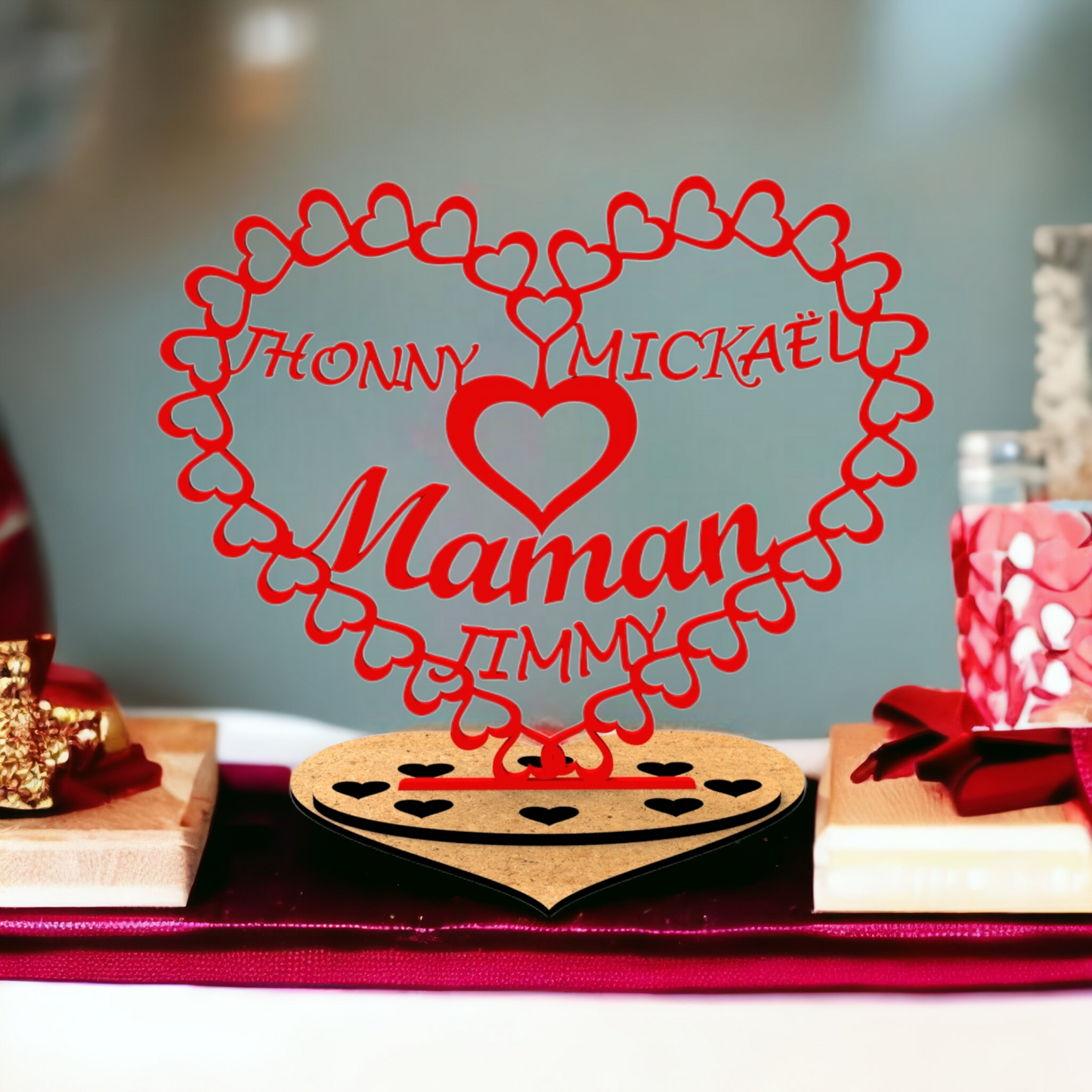 Couronne de Cœurs "Maman Chérie"