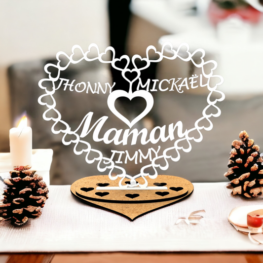 Couronne de Cœurs "Maman Chérie"