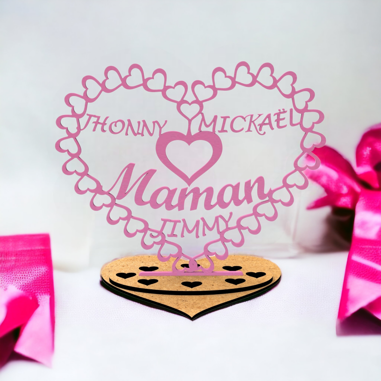 Couronne de Cœurs "Maman Chérie"