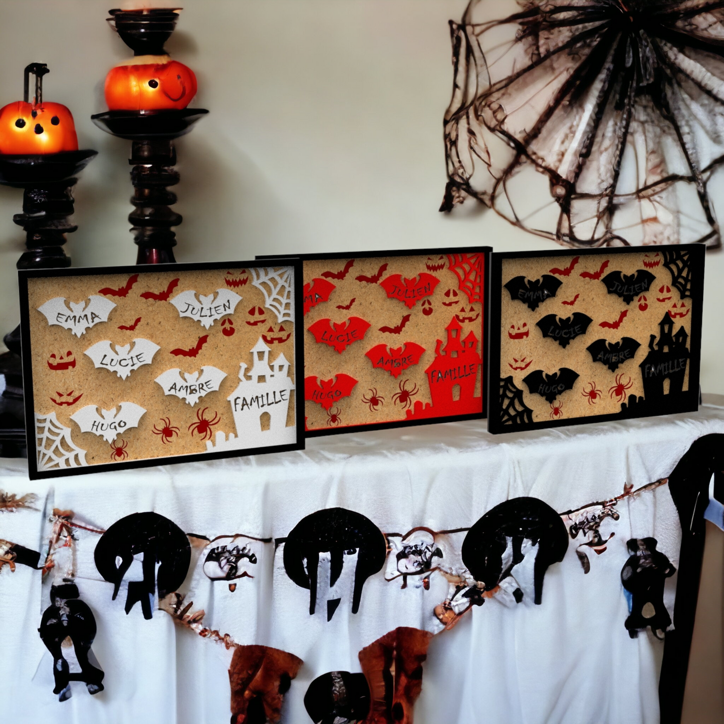 Cadre Décoration Halloween Personnalisée