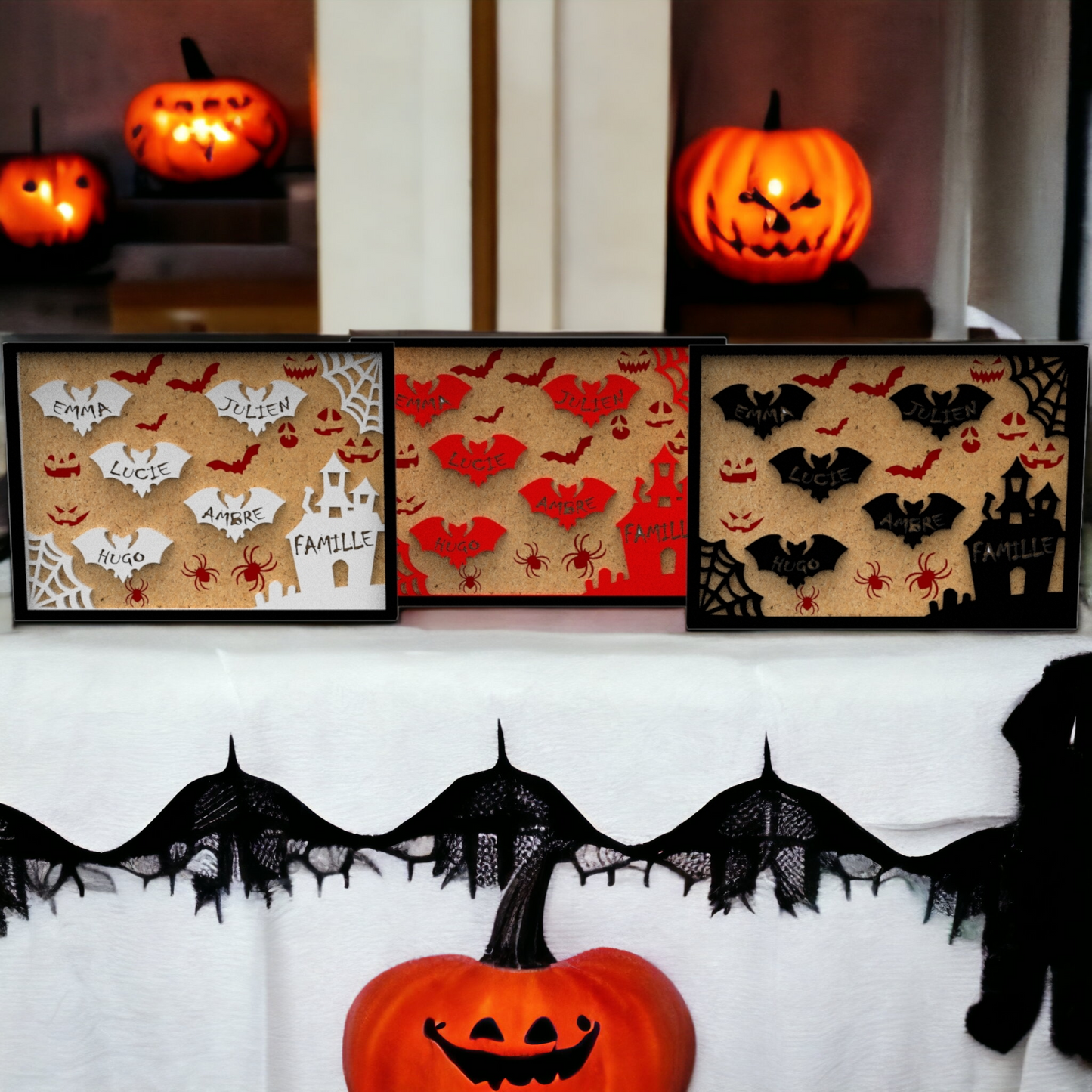 Cadre Décoration Halloween Personnalisée