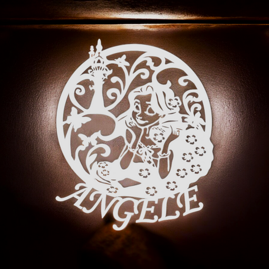 Décoration de porte Princesse Personnalisée avec Prénom