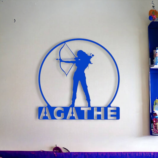 Archère tir à l'arc