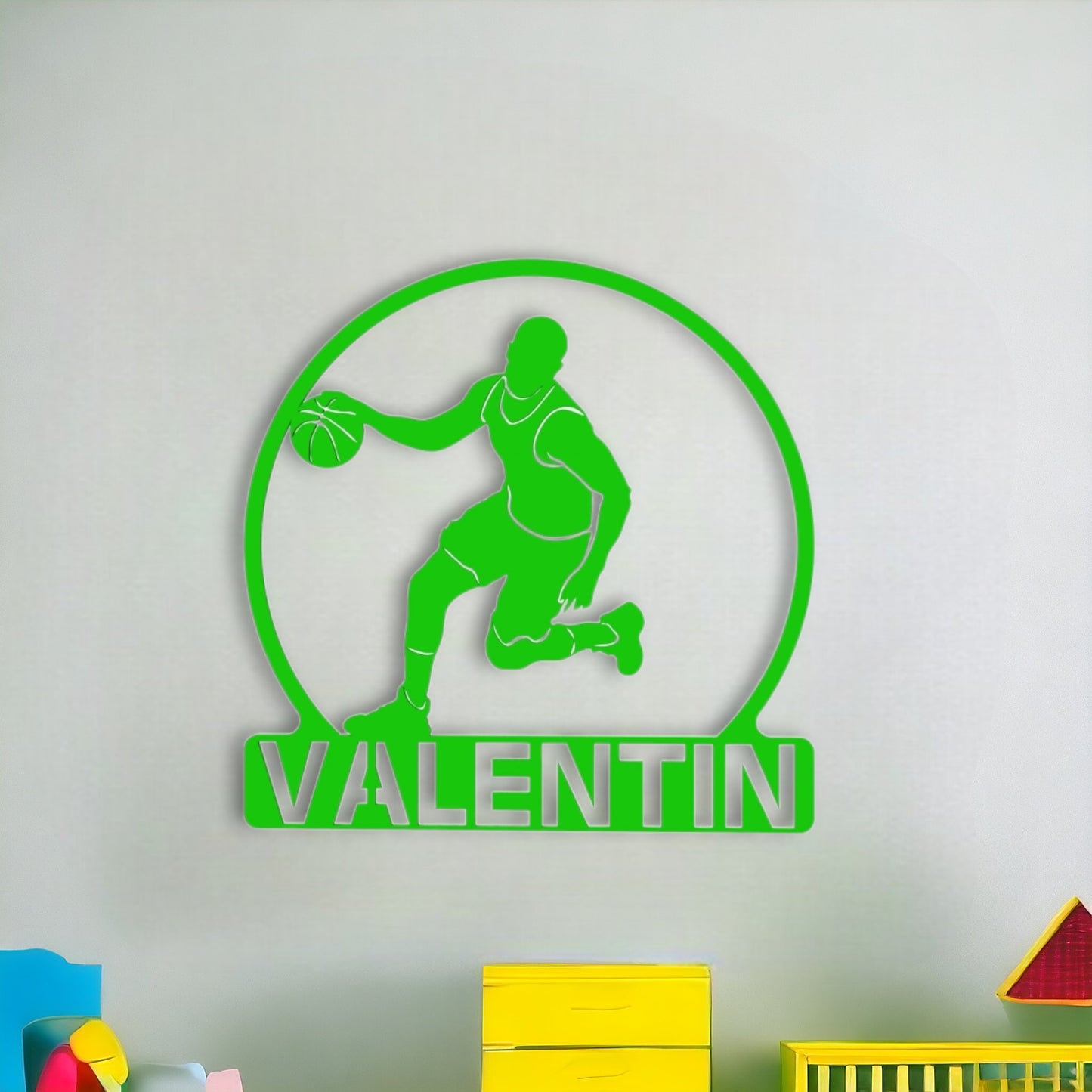 Décoration Murale Basketteur 3D