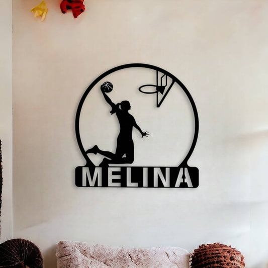 Basketteuse 3D personnalisée