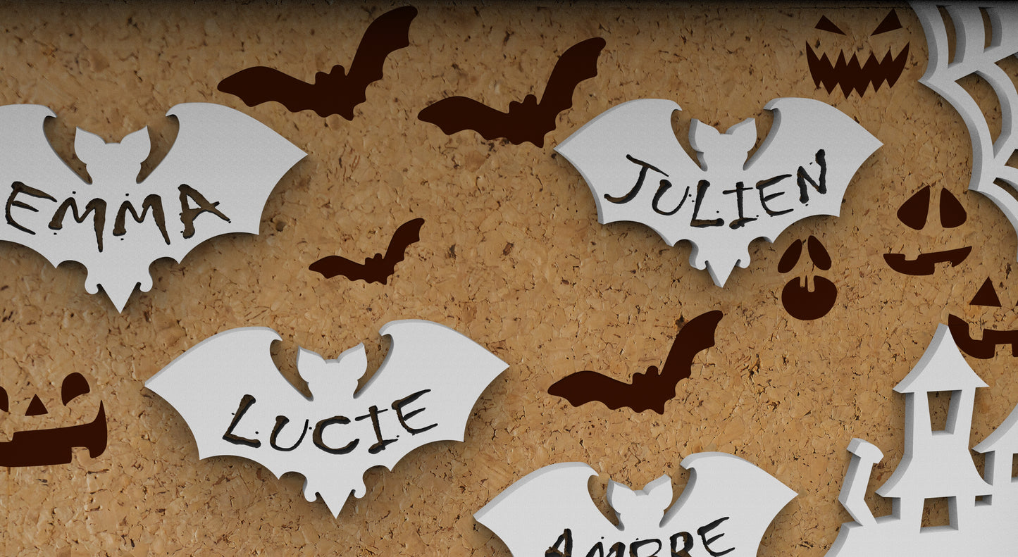 Cadre Décoration Halloween Personnalisée