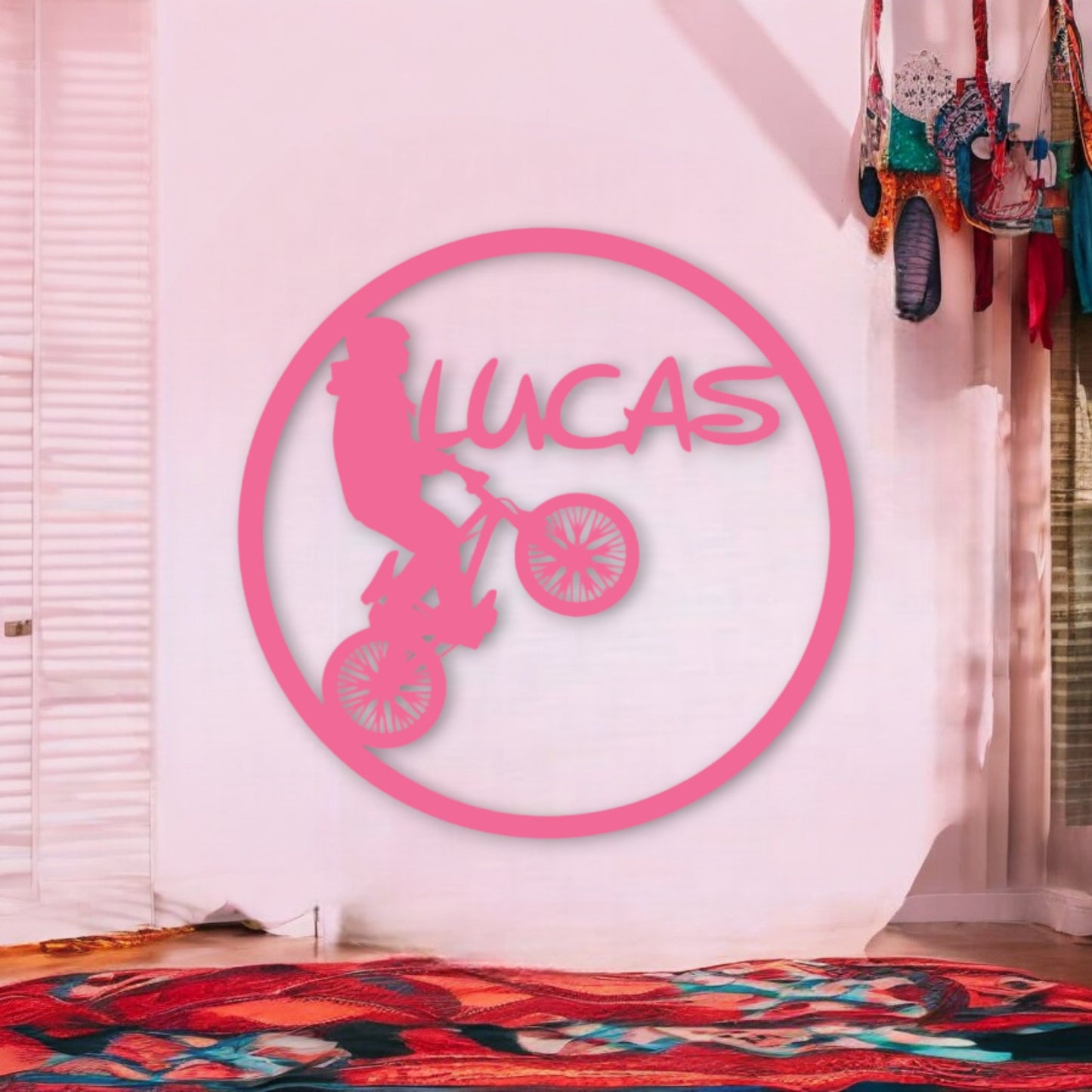 Décoration Murale BMX pour Petits Sportifs