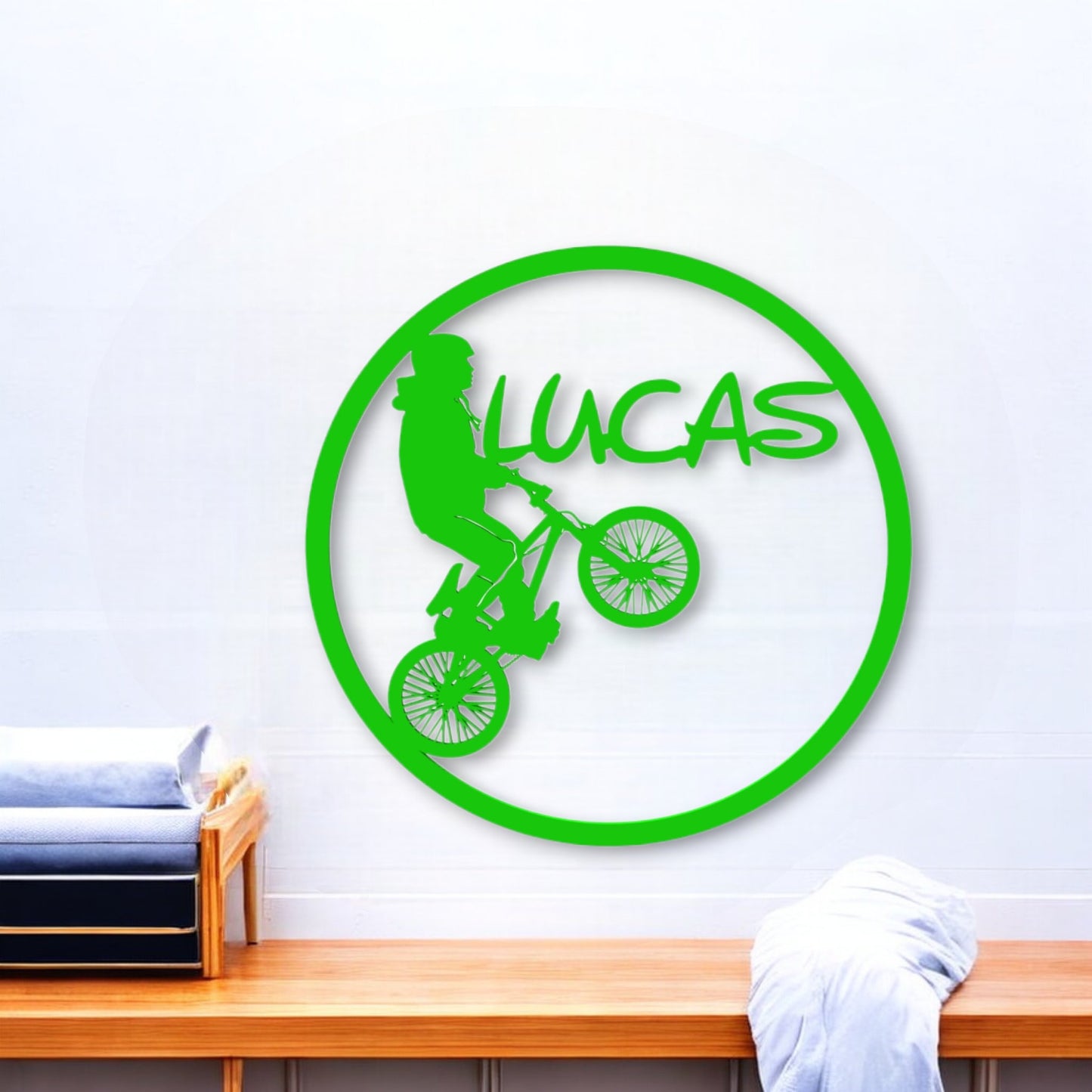 Décoration Murale BMX pour Petits Sportifs