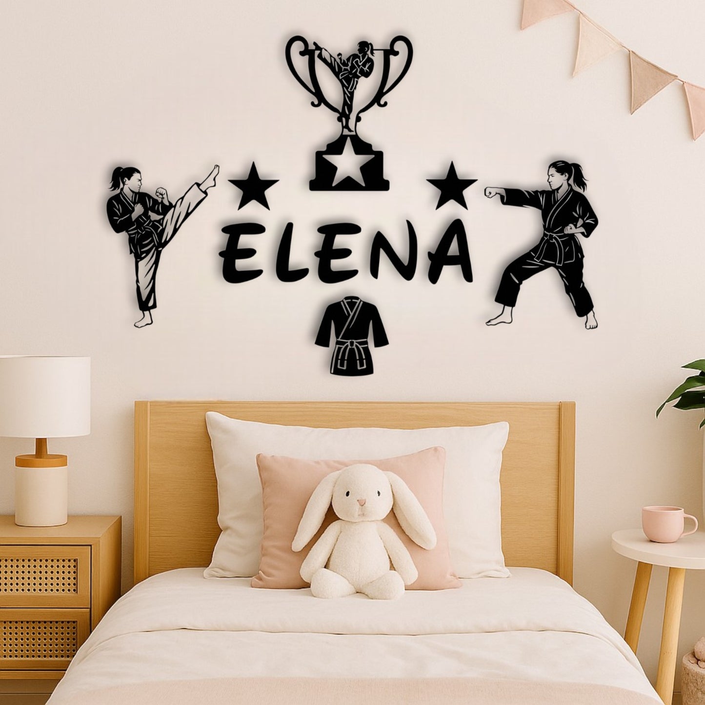 Décoration Chambre fille thème karaté