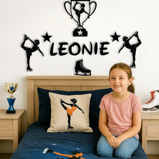 décoration chambre de fille patineuse