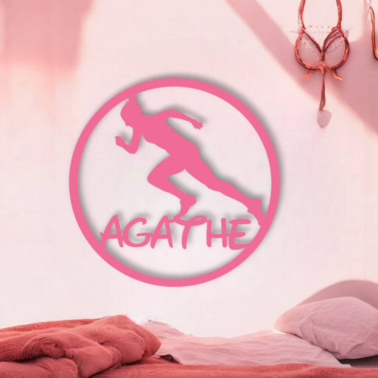 Décoration de Coureuse Personnalisée