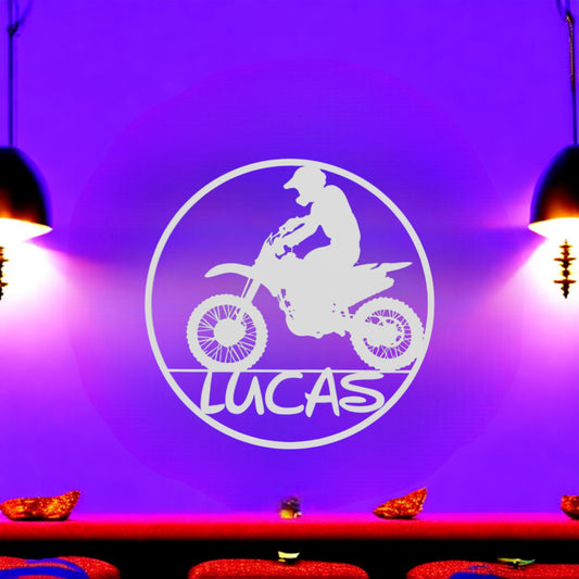 Décoration Murale Moto Cross pour Enfants