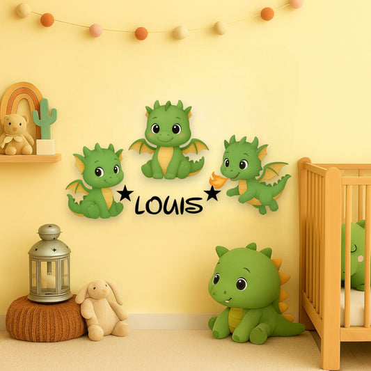 Dragons personnalisés avec prénom