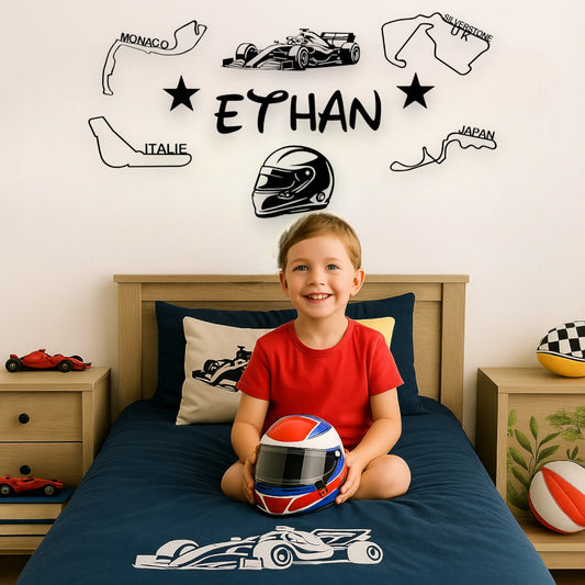 Décoration Murale Personnalisée Formule 1