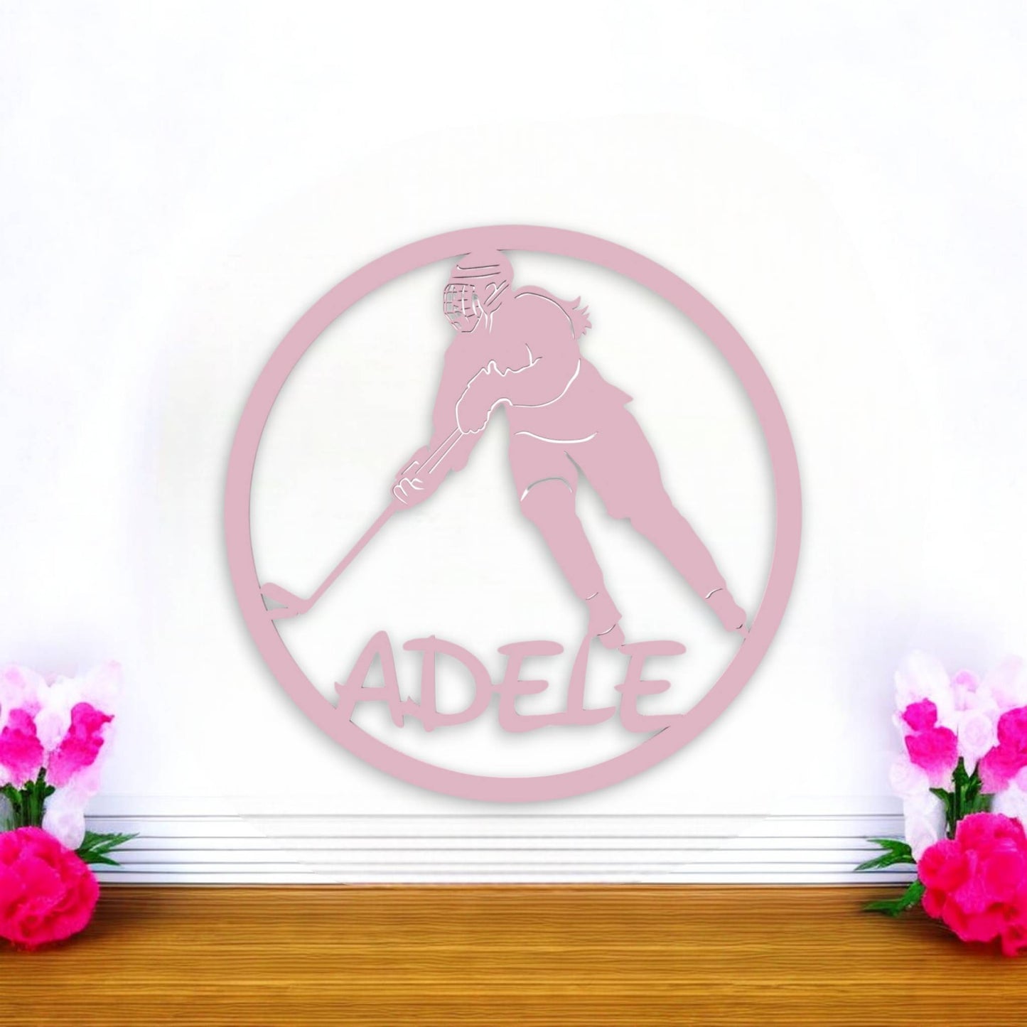 Décoration chambre de fille Hockey sur glace