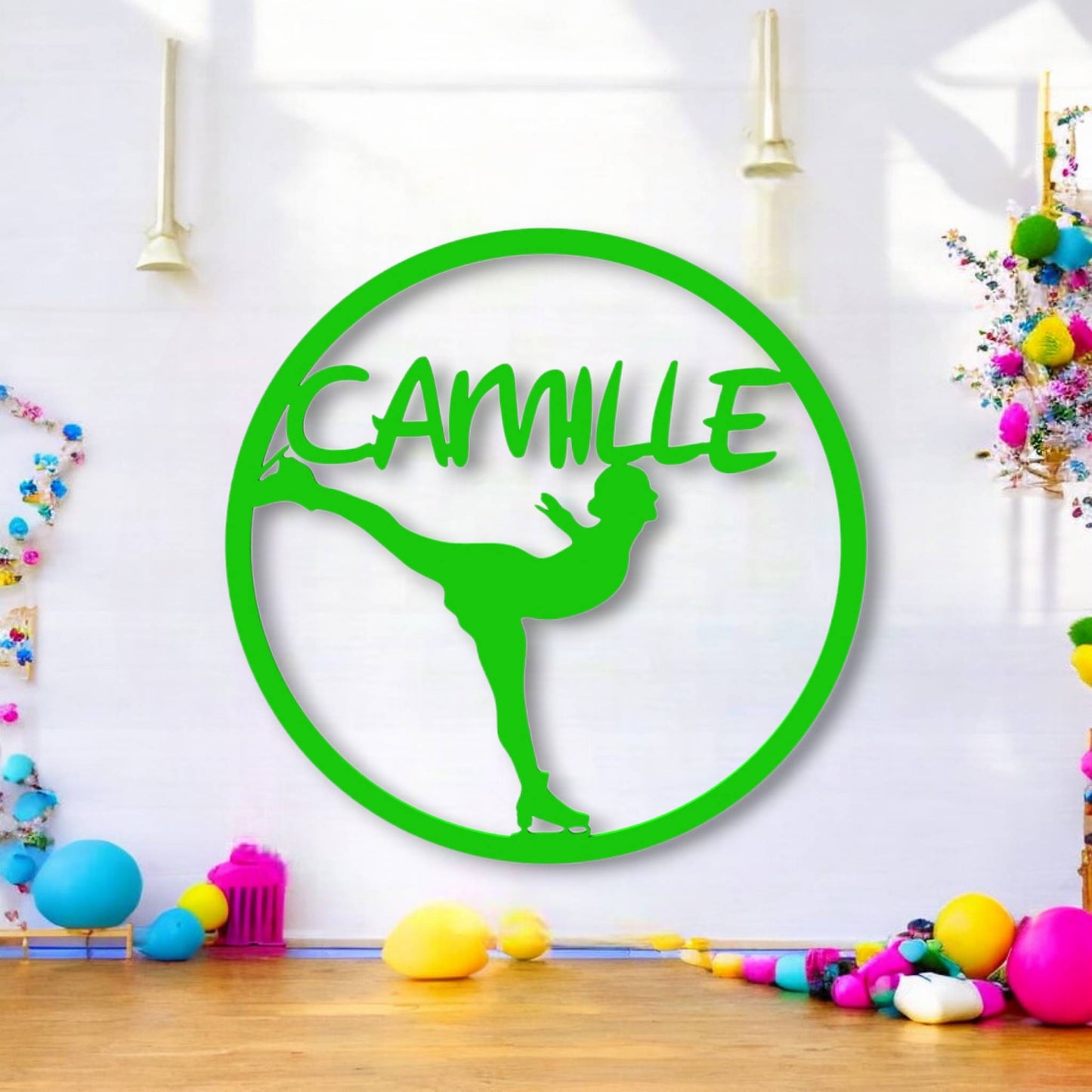 Décoration Prénom en Patinage Artistique