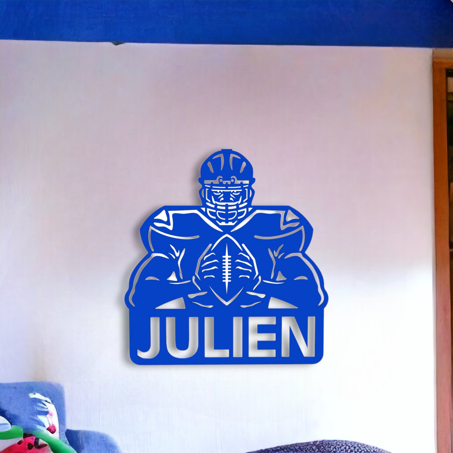 Décoration Murale Rugbyman Personnalisée