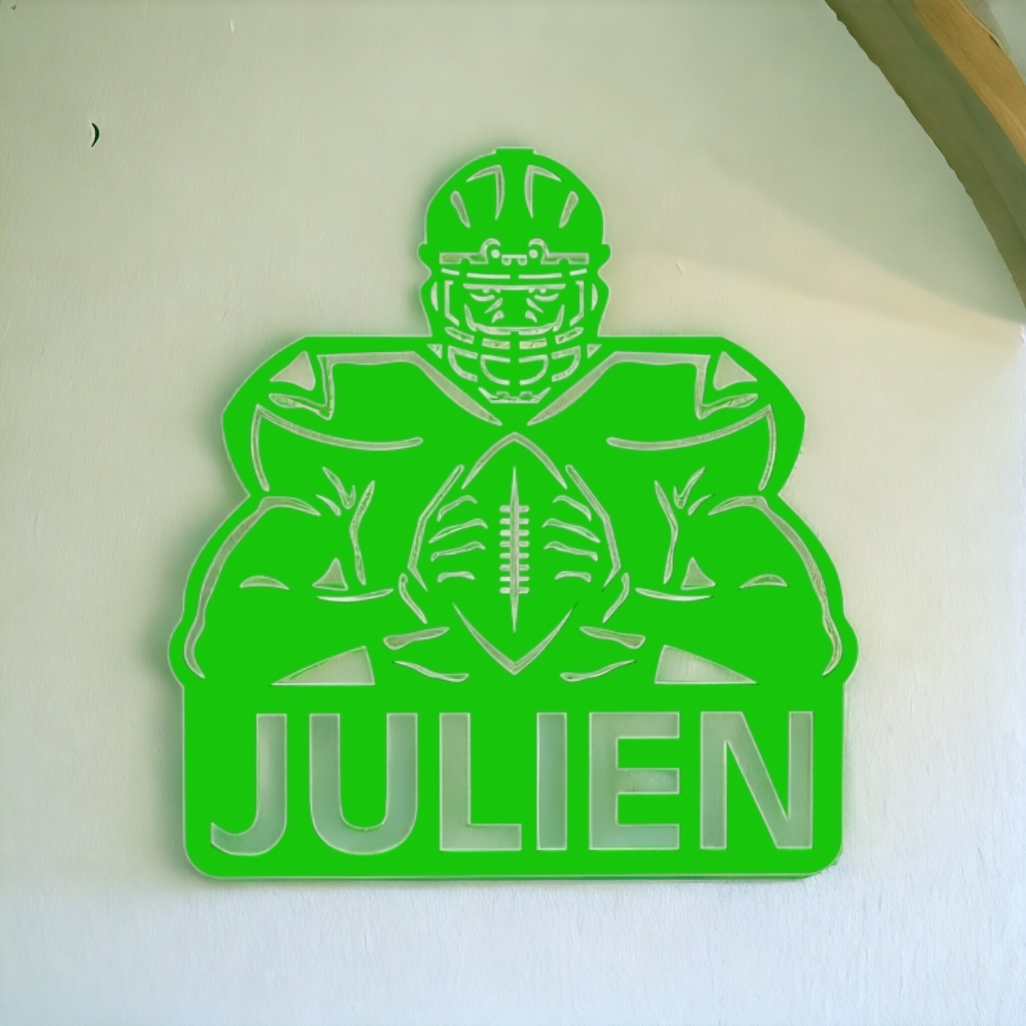 Décoration Murale Rugbyman Personnalisée