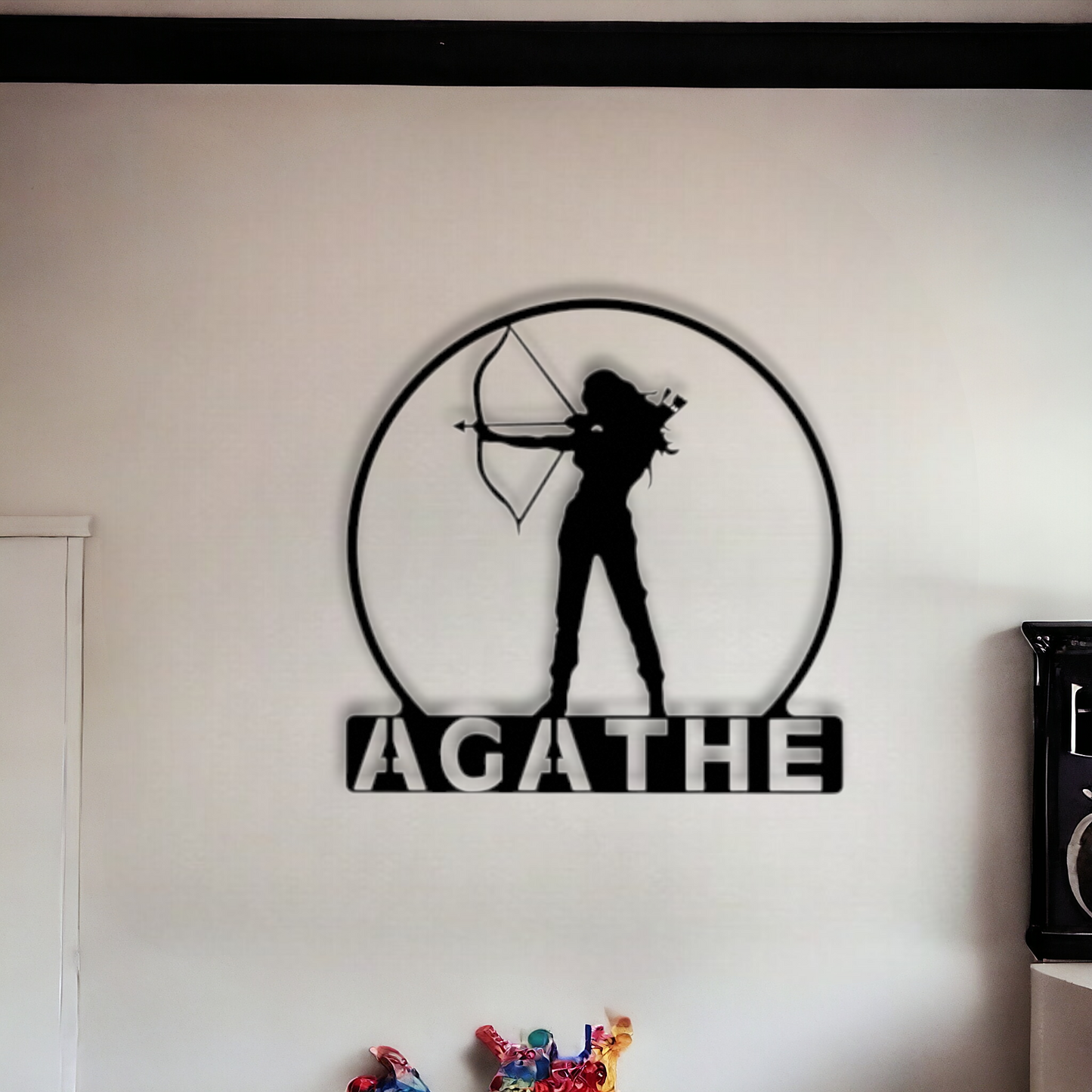 Archère tir à l'arc