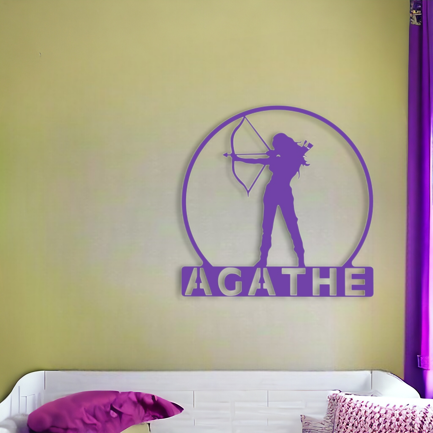 Archère tir à l'arc
