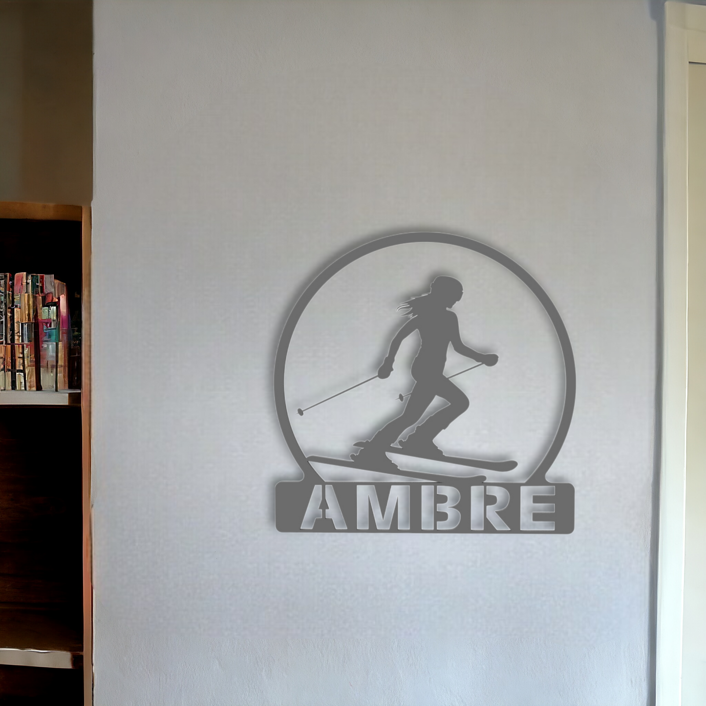 Décoration Murale Skieuse