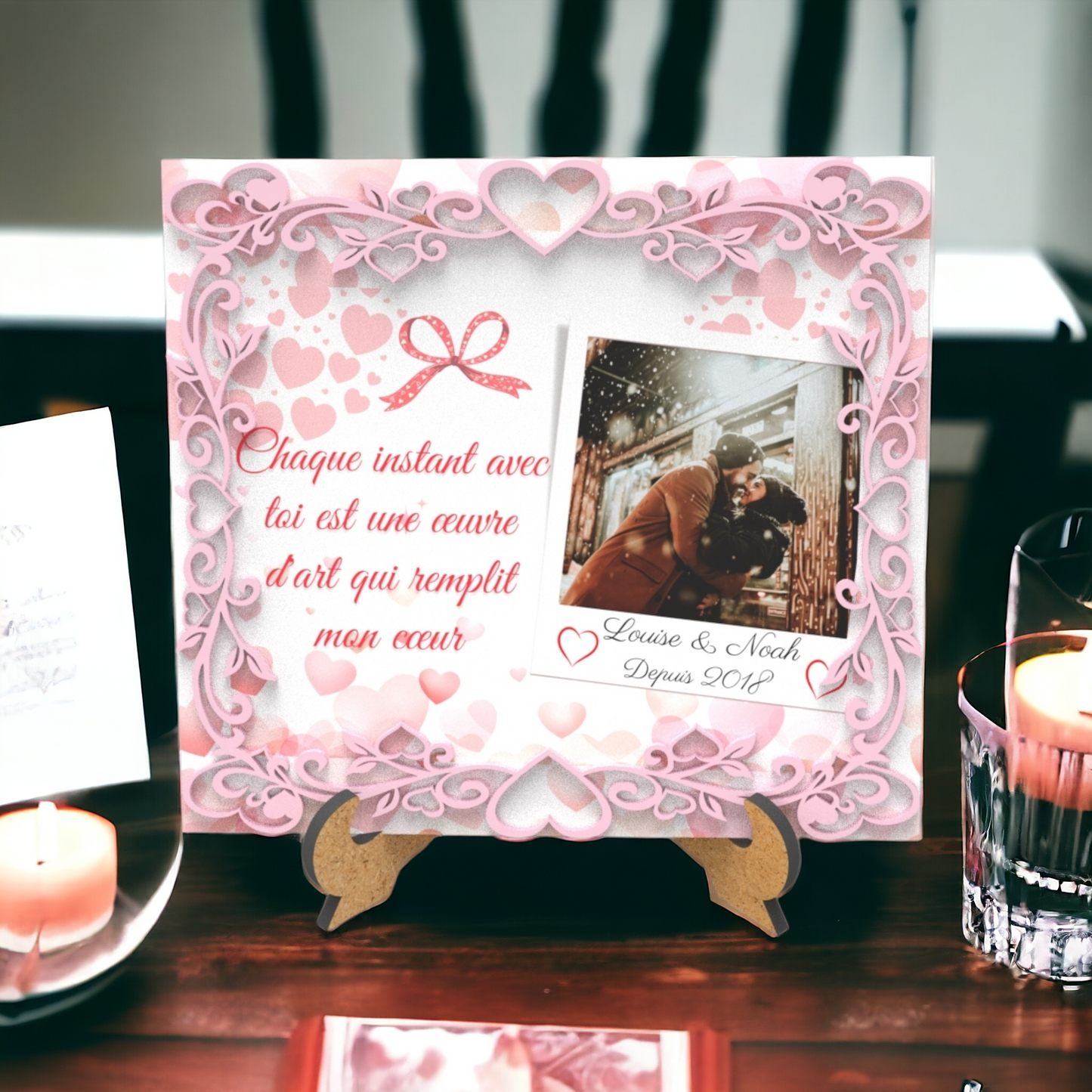 Cadre Photo Romantique