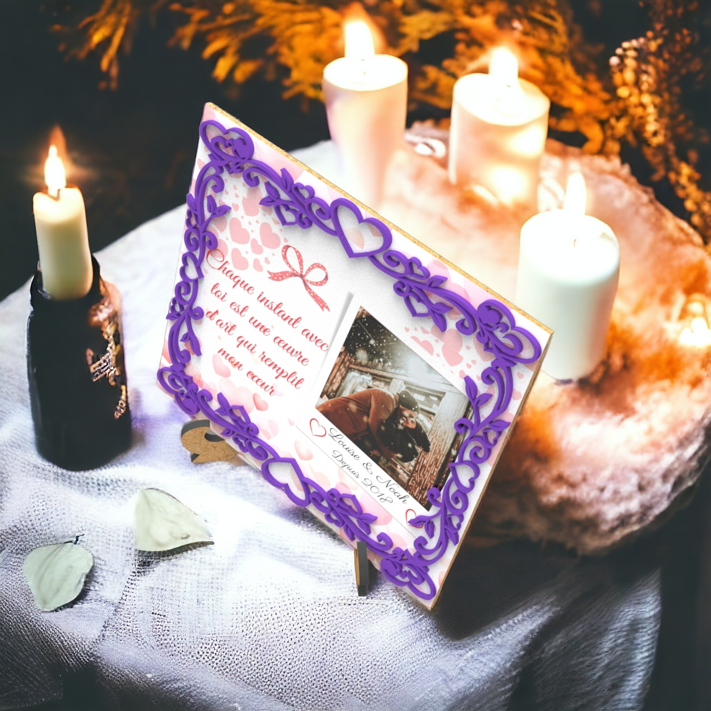Cadre Photo Romantique