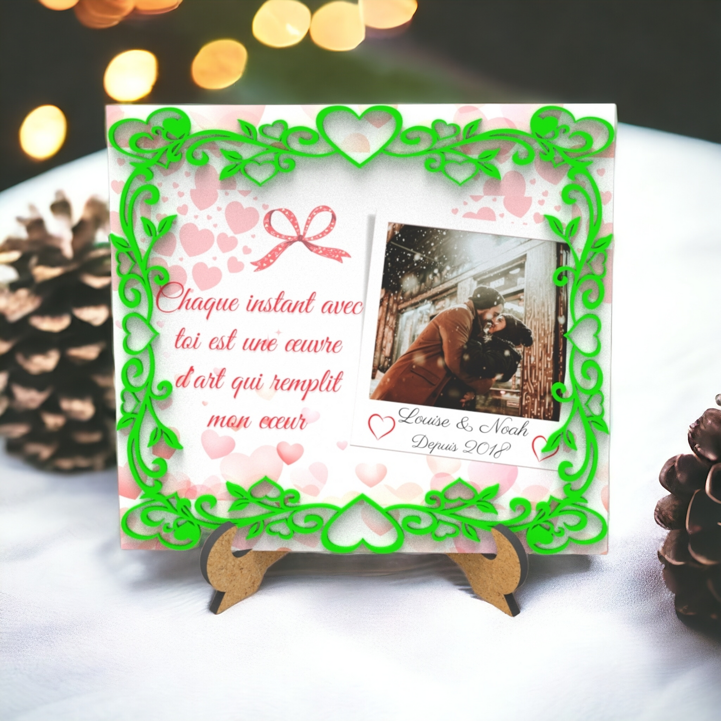 Cadre Photo Romantique