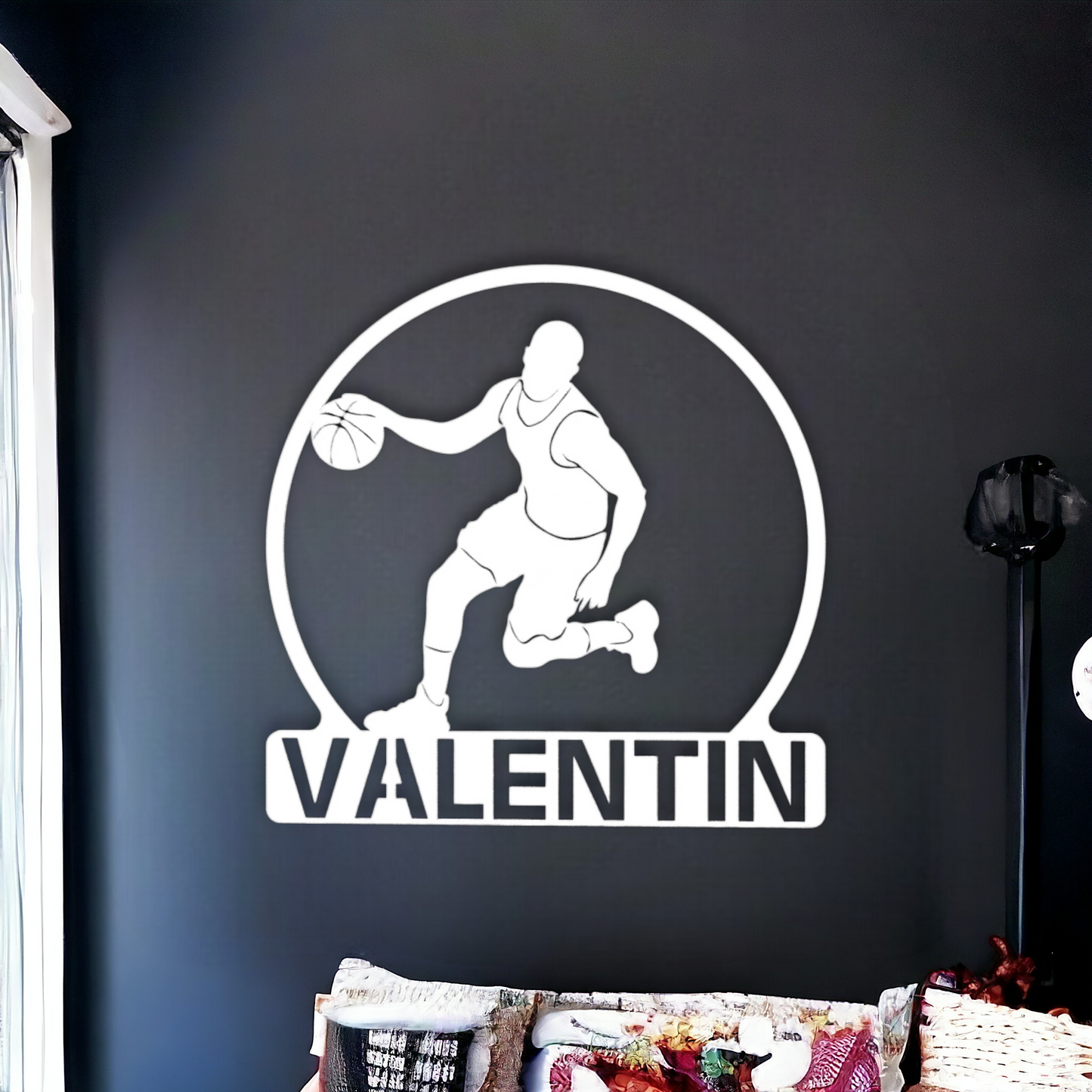 Décoration Murale Basketteur 3D