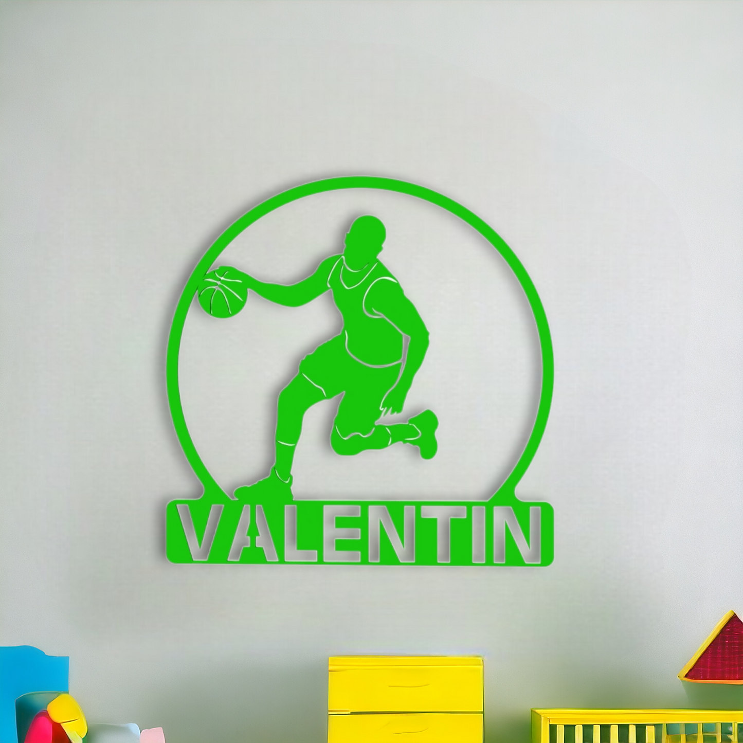 Décoration Murale Basketteur 3D