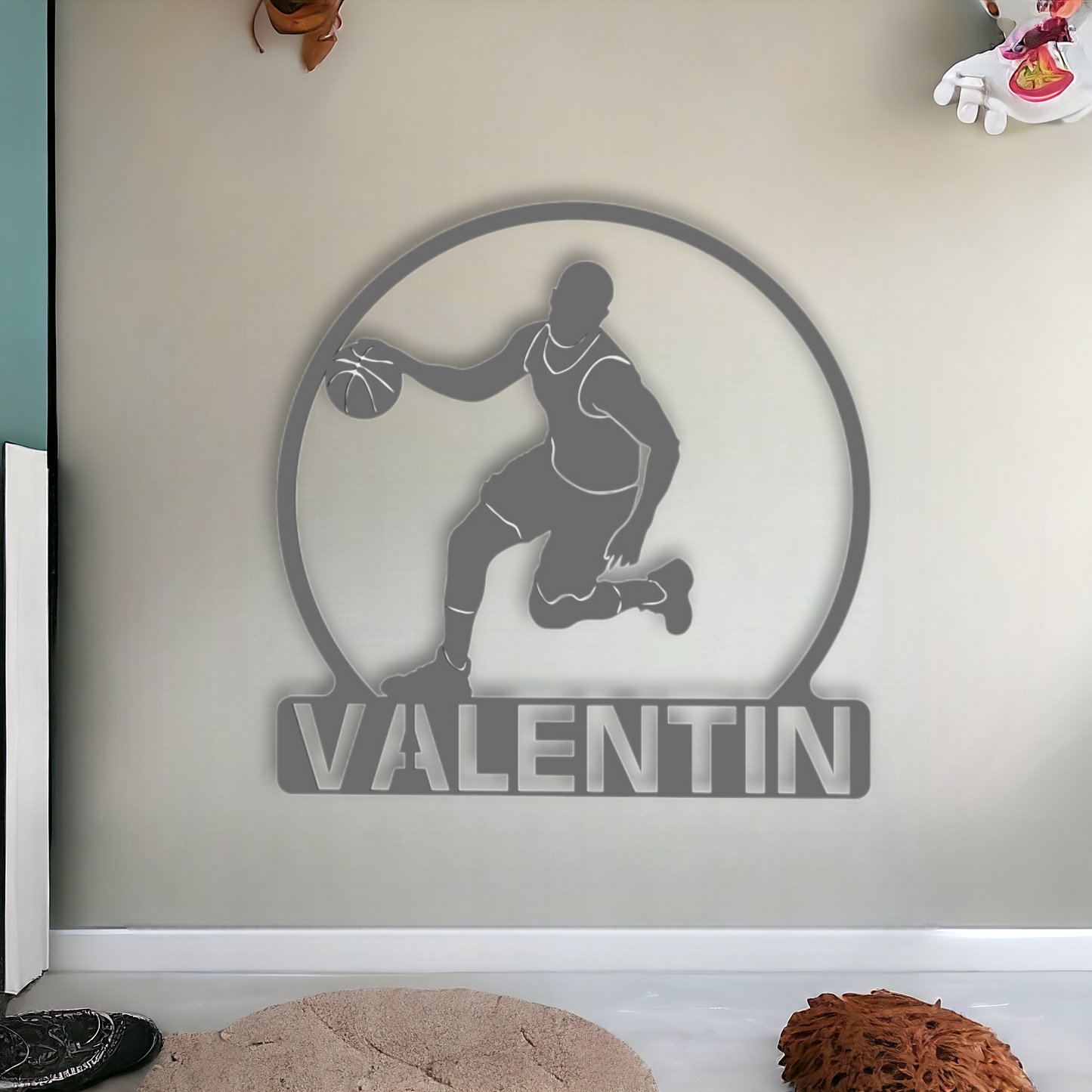 Décoration Murale Basketteur 3D