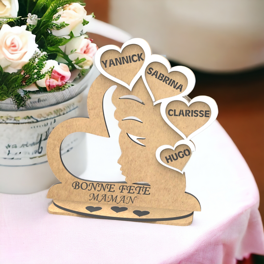 Cadre cœur de Maman