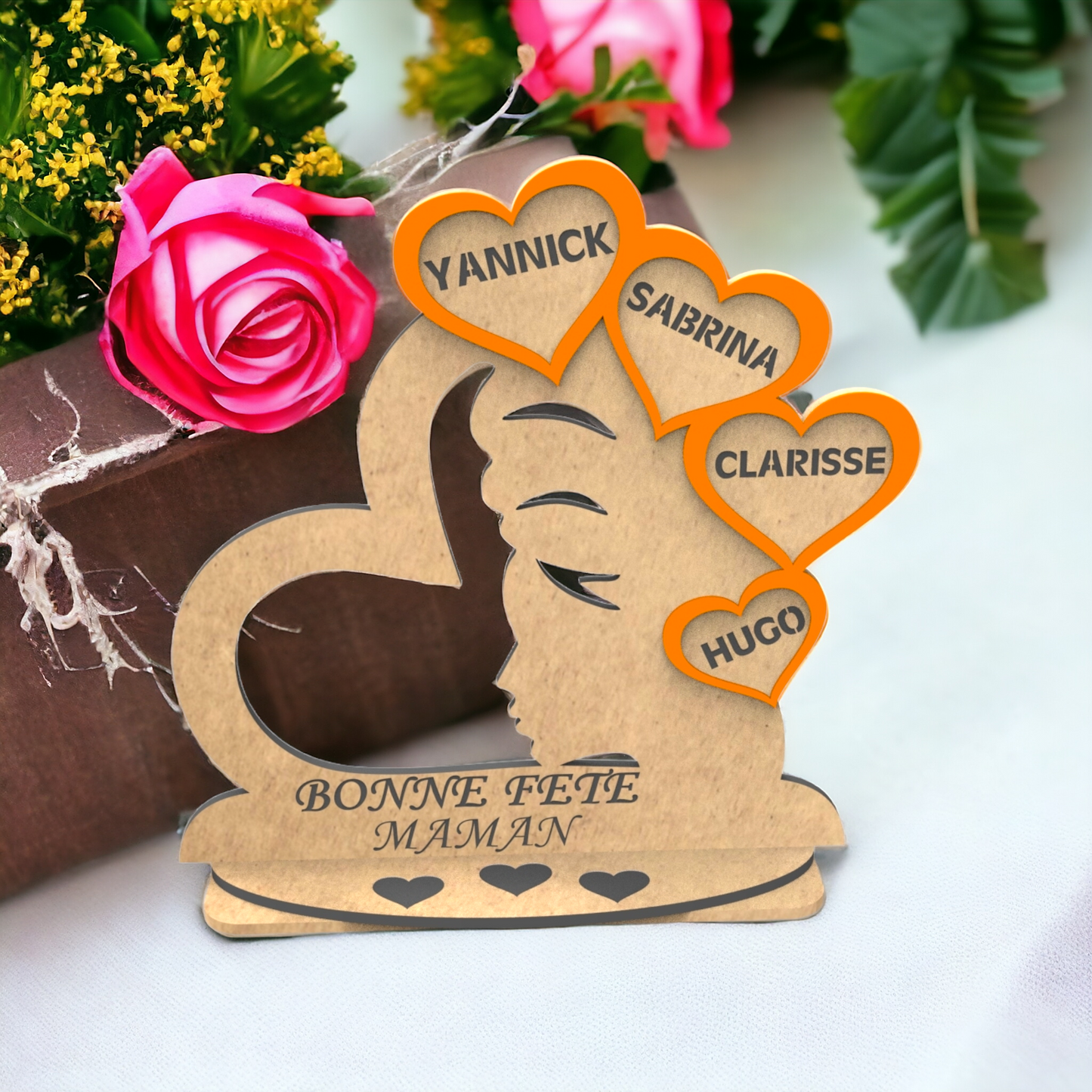 Cadre cĆur de Maman