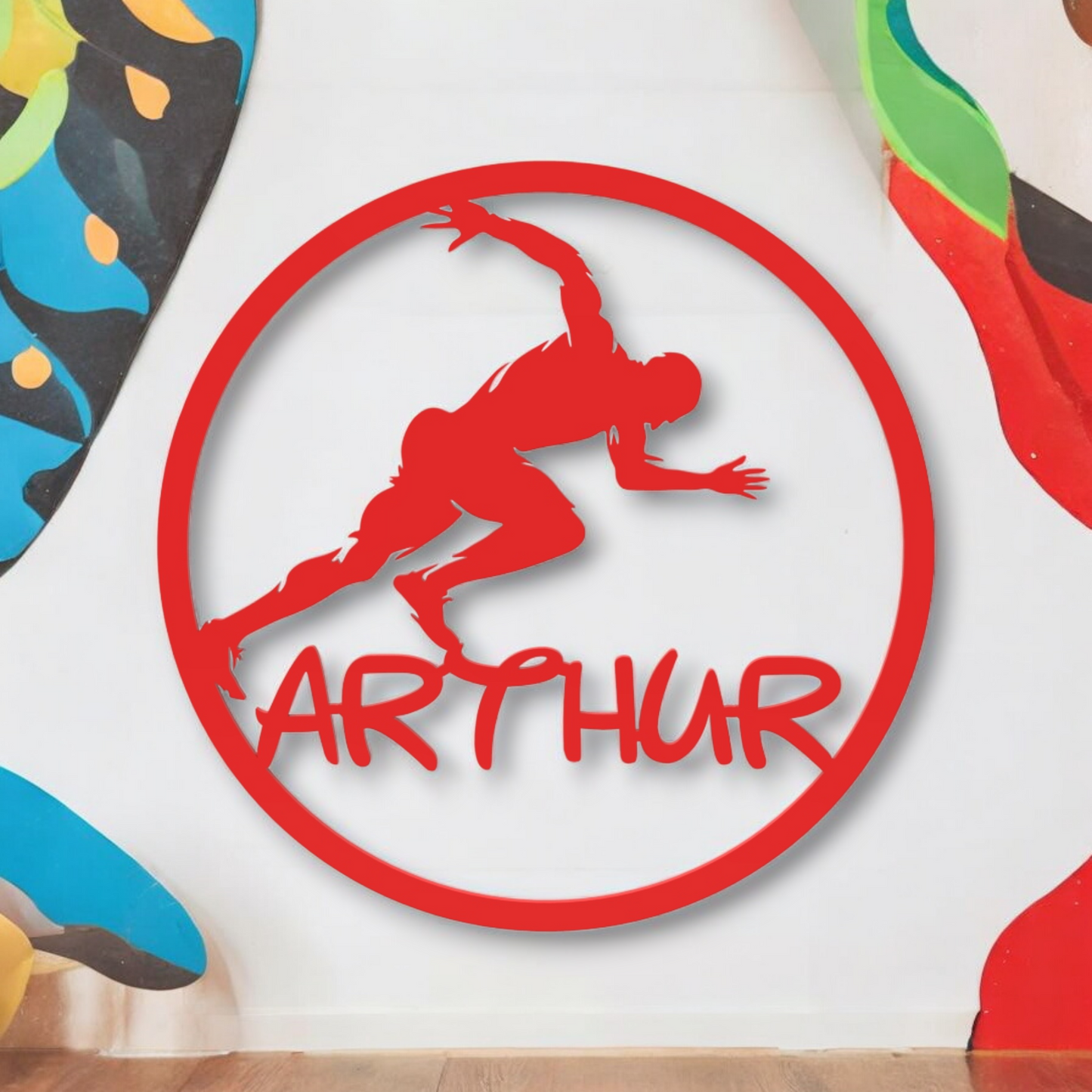 Décoration Murale Athlétique coureur