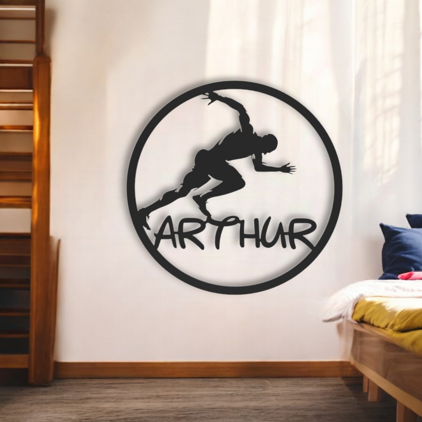 Décoration Murale Athlétique coureur