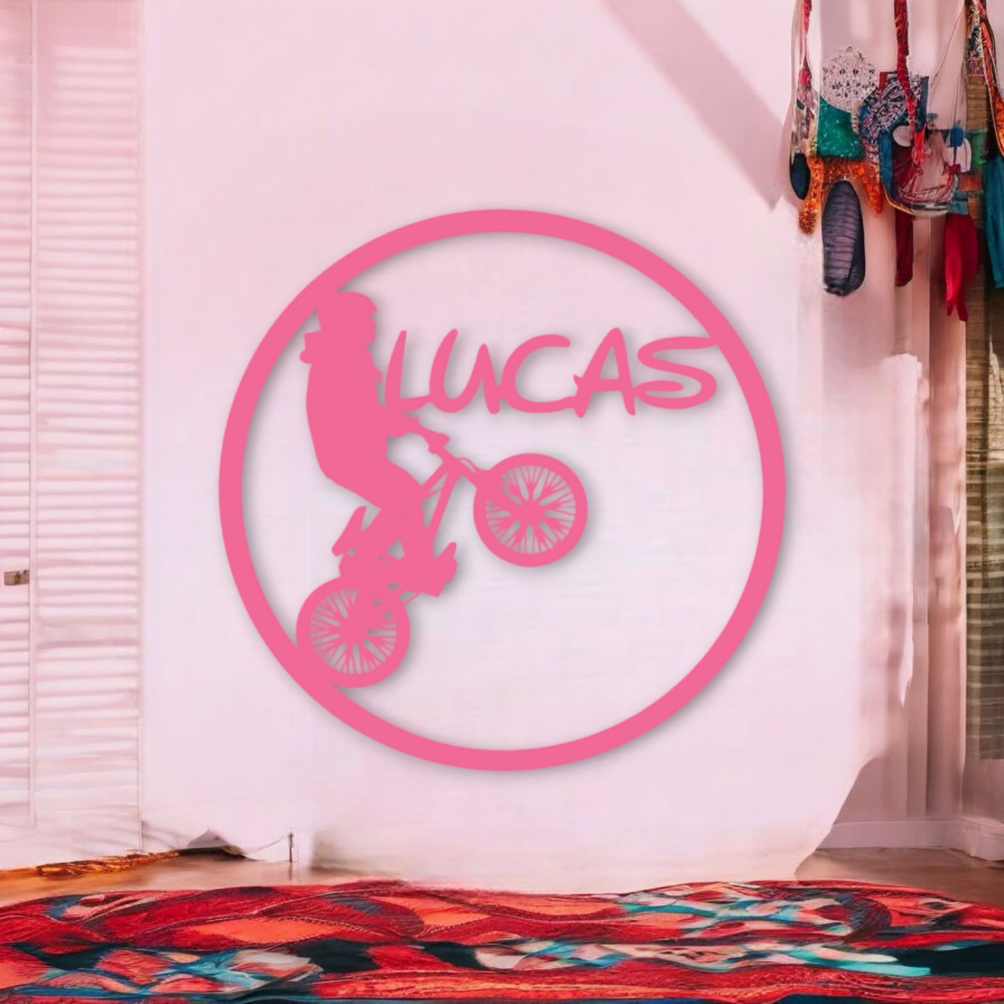 Décoration Murale BMX pour Petits Sportifs