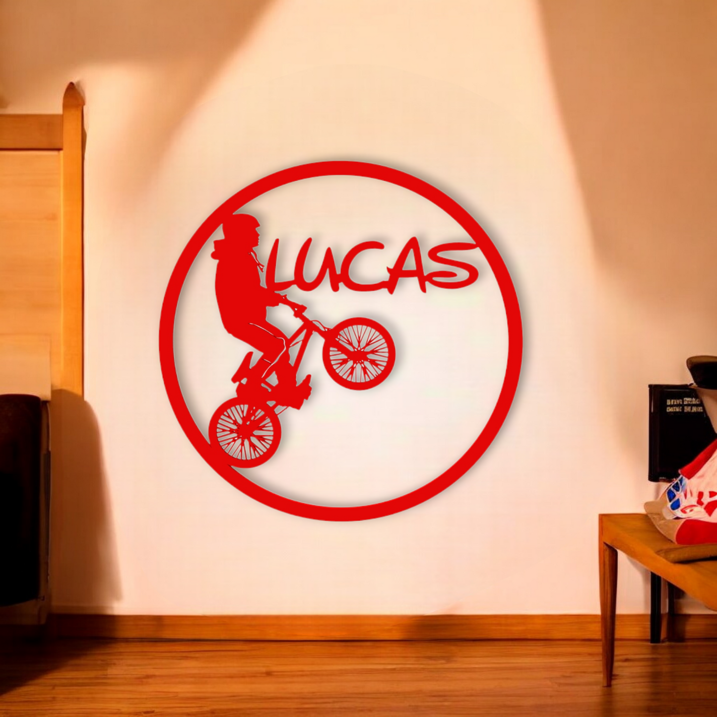 Décoration Murale BMX pour Petits Sportifs