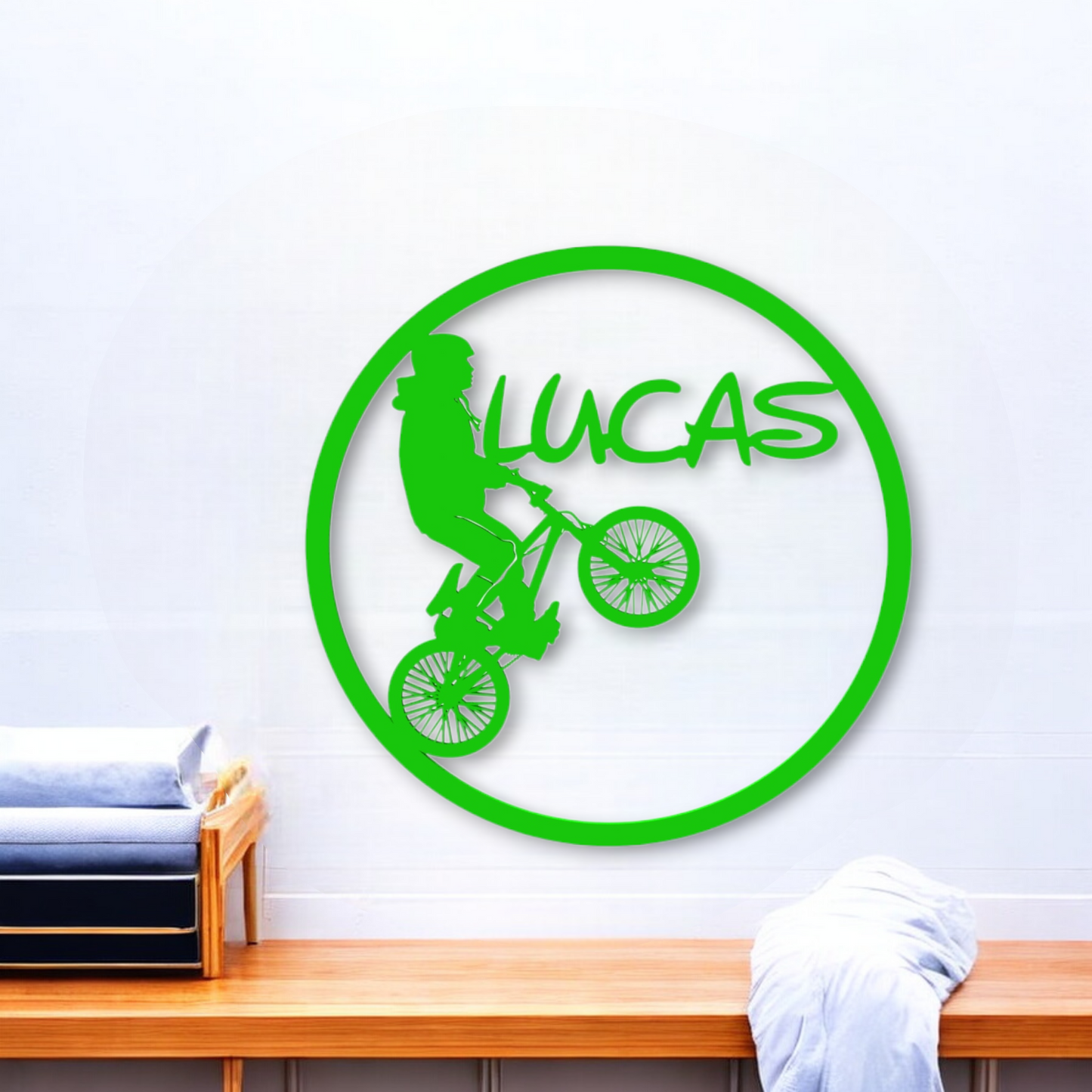 Décoration Murale BMX pour Petits Sportifs