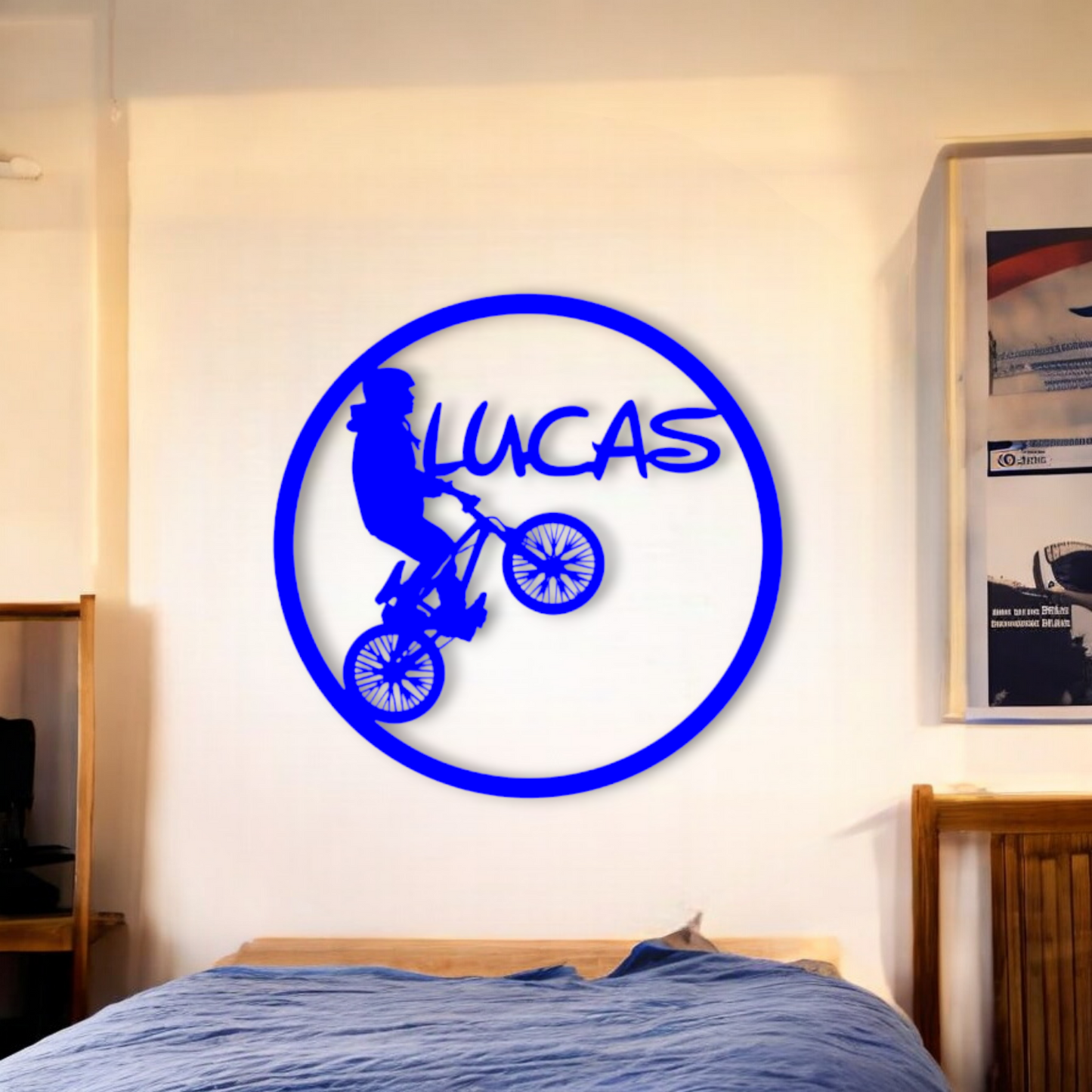Décoration Murale BMX pour Petits Sportifs