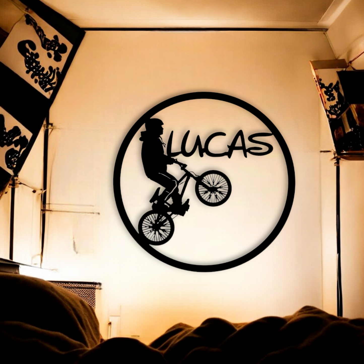Décoration Murale BMX pour Petits Sportifs