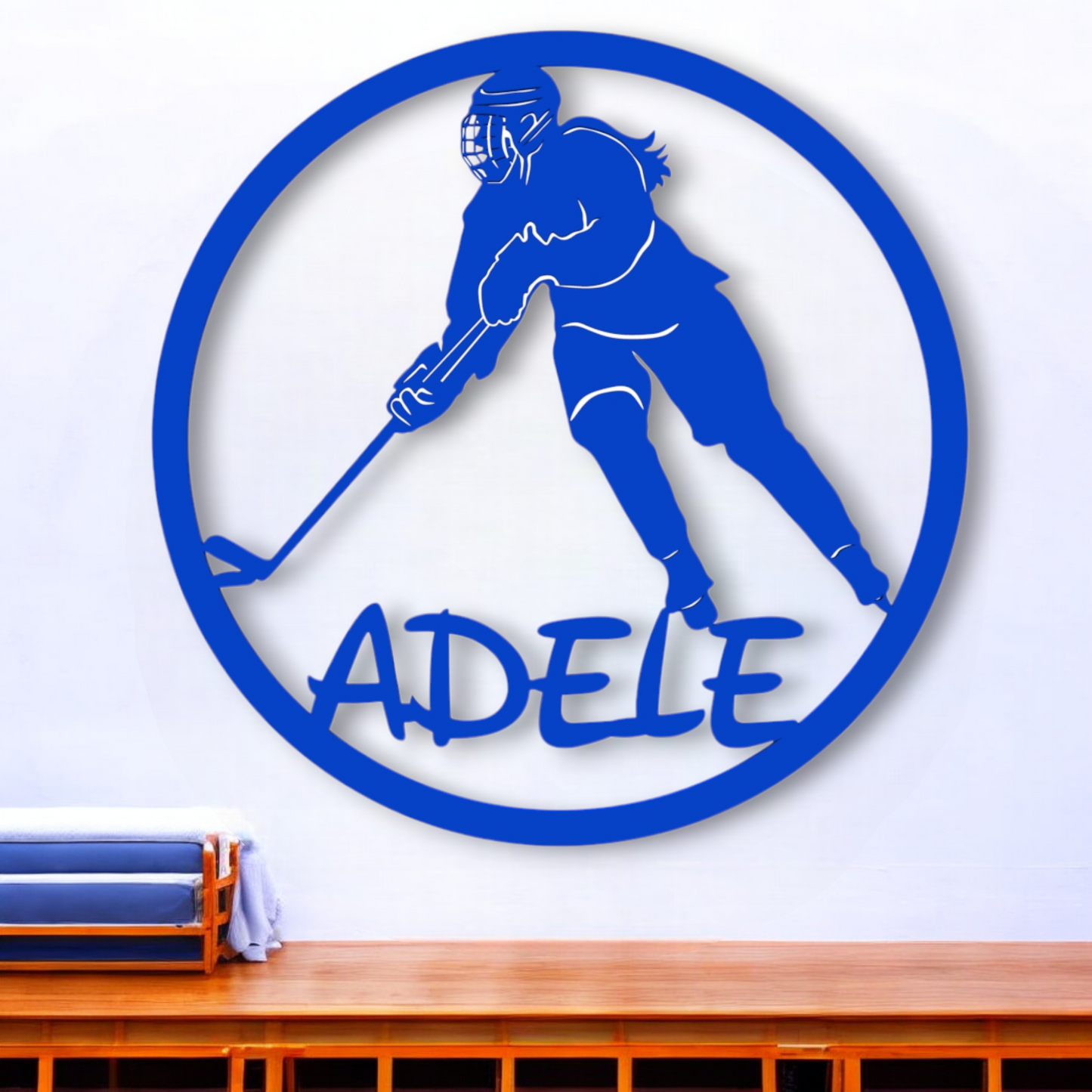 Décoration chambre de fille Hockey sur glace