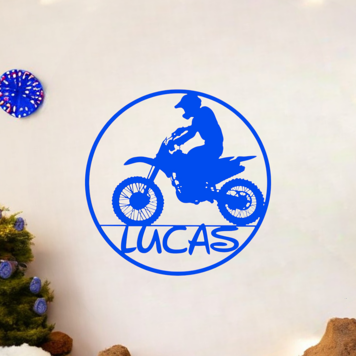 Décoration Murale Moto Cross pour Enfants