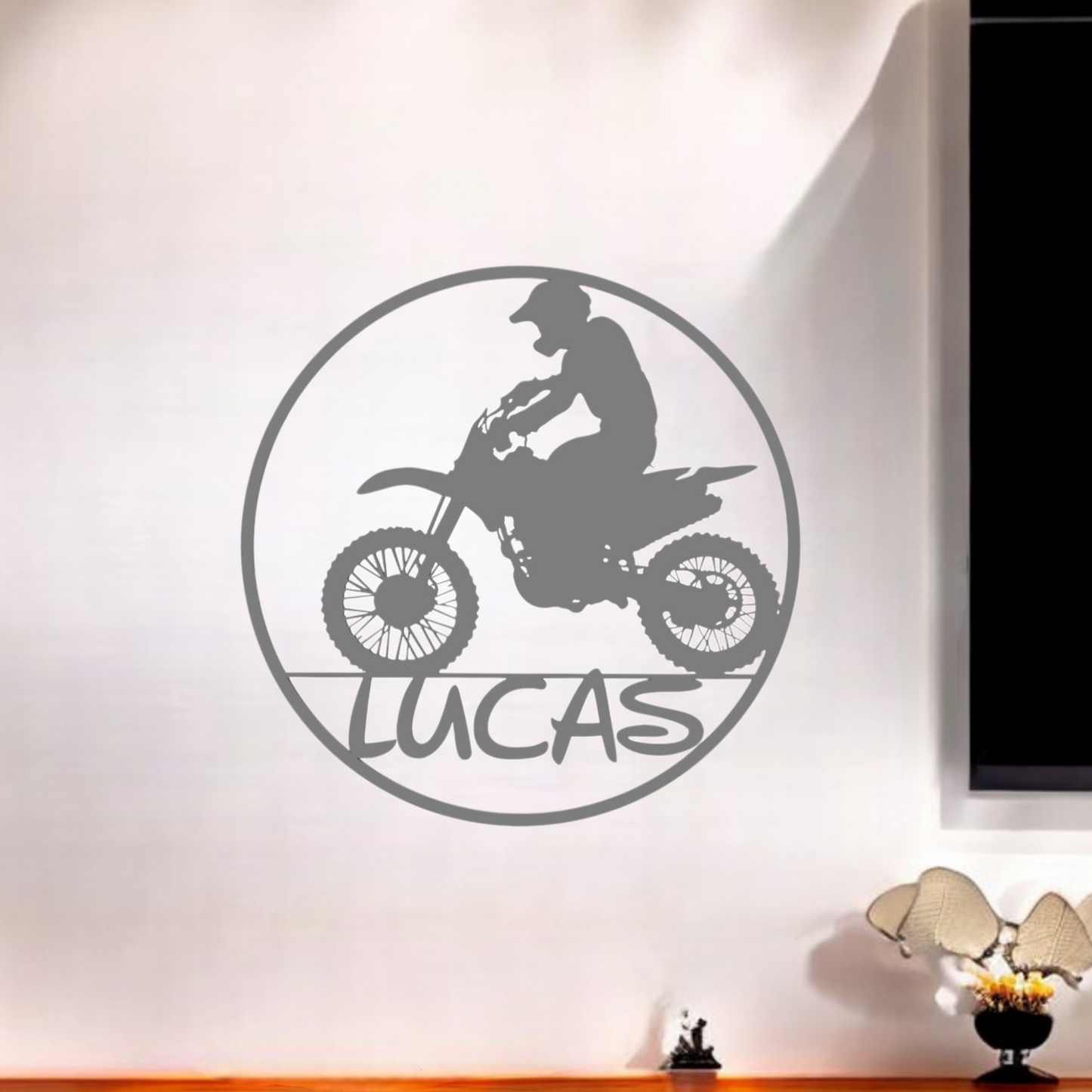 Décoration Murale Moto Cross pour Enfants