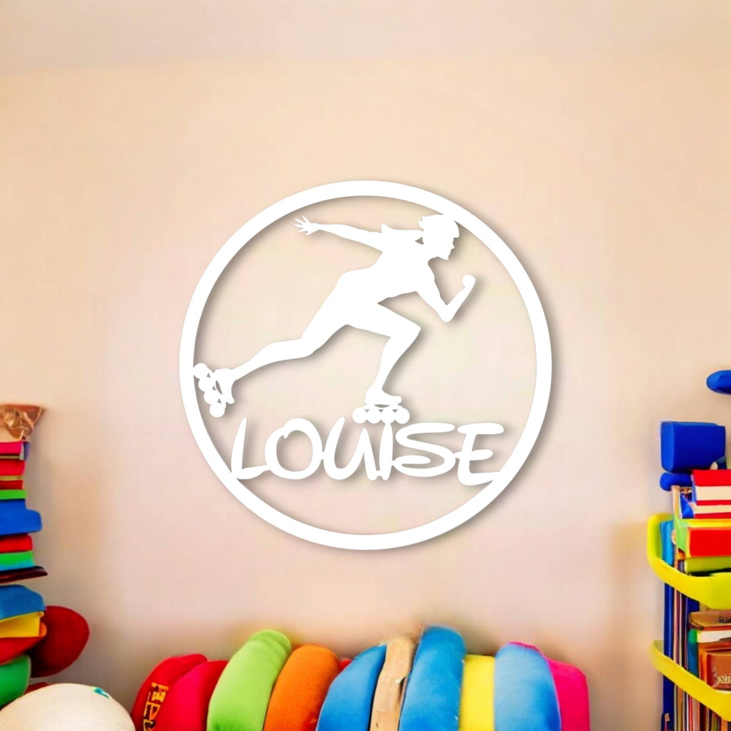 Décoration Murale Roller Féminine Personnalisée