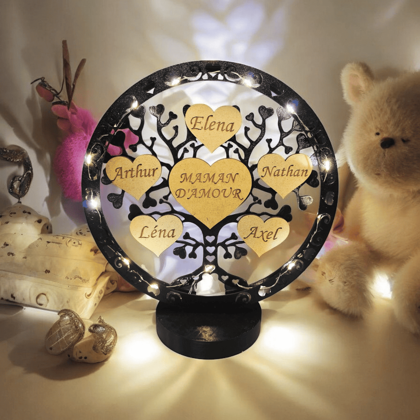 Arbre de Vie maman LED personnalisé