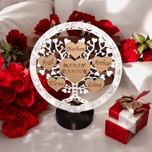 Arbre de Vie maman LED personnalisé