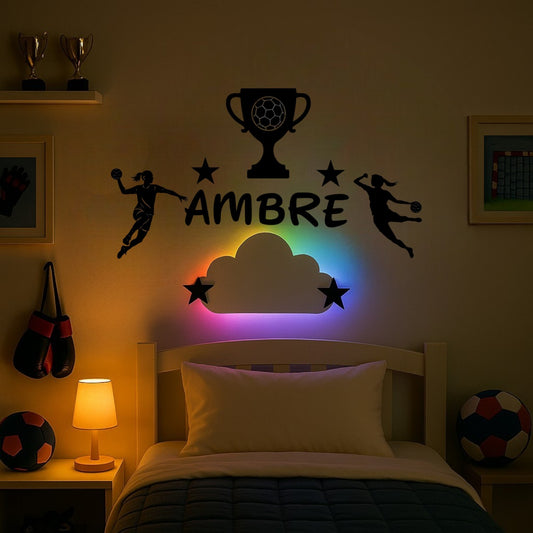 Décoration sportive handball fille