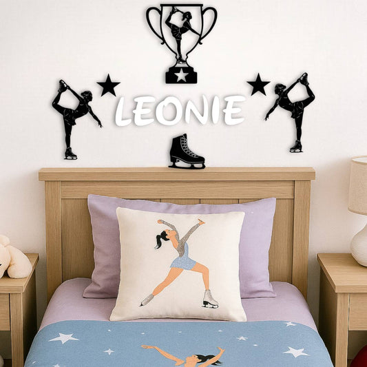 décoration chambre de fille patineuse