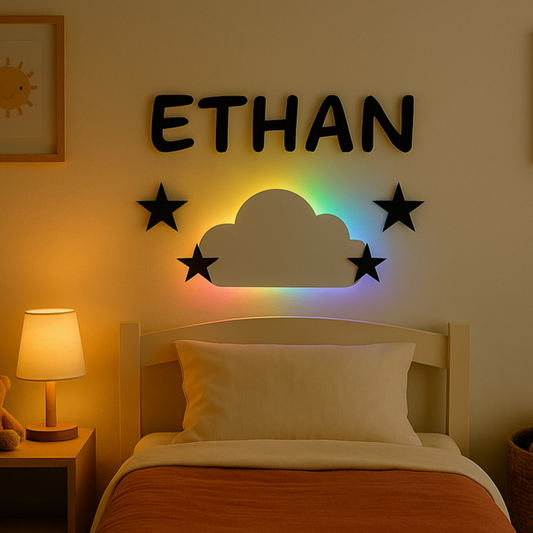 Nuage LED RGB avec télécommande